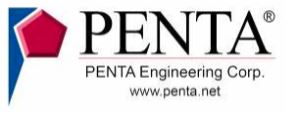 A logo of penta engineering